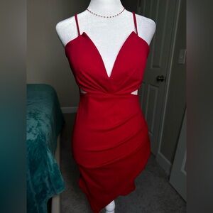 Fashion Nova Hot Red Dress
